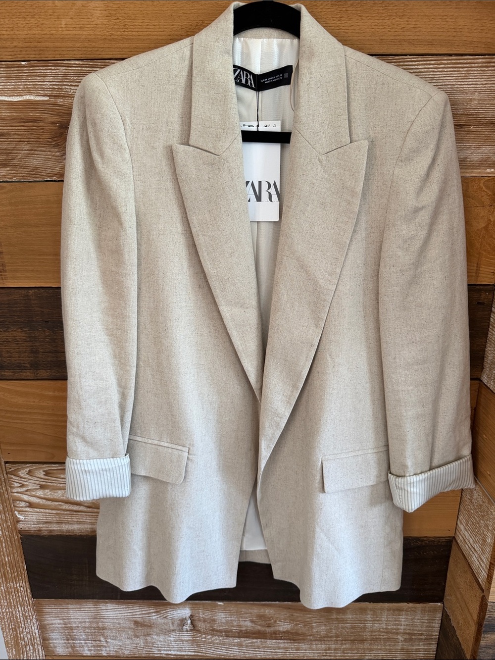 Zara linen blazer